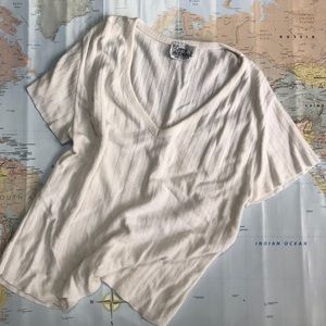 SHORT SLEEVE SWEATER